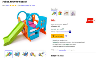 Feber Activity Center voor €99 bij Bol.