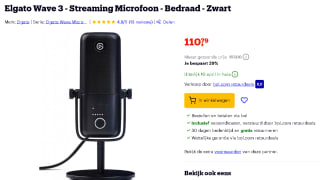 Elgato WAVE 3 streamingmicrofoon voor €110,79