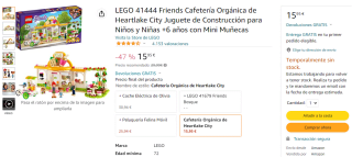 LEGO Friends Cafetería City por 15,95€