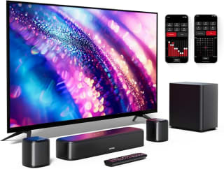 ULTIMEA 5.1ch Barra de Sonido TV, Soundbar y 2 Altavoces Surround por 109,99€