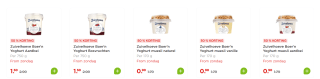Alle Zuivelhoeve Yoghurt of vla 50% korting bij de Plus