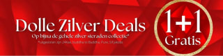 1+1 gratis op heel veel zilver merken bij Siebel Juweliers