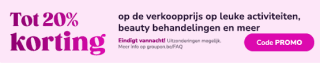 Tot 20% korting bij Groupon België