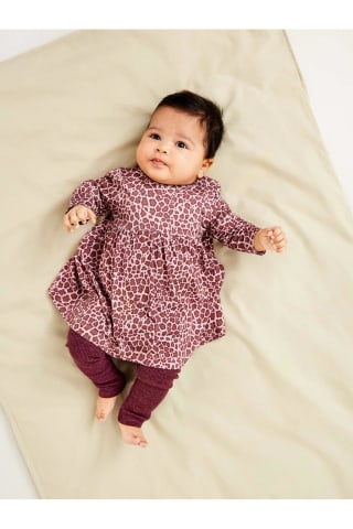 NAME IT BABY newborn baby jurk met panterprint vanaf €6,35 bij Amazon