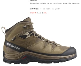 Botas de montaña de hombre Salomon Quest Rove GTX por 74.95€