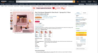 Set de brochas y esponja Real Techniques Wrapped In Glow 9 piezas por 14€