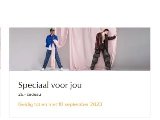 €25 korting-voucher bij de Bijenkorf voor members