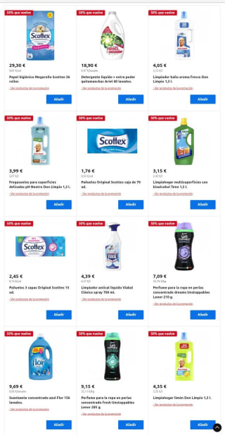 50% que Vuelve desde Carrefour.