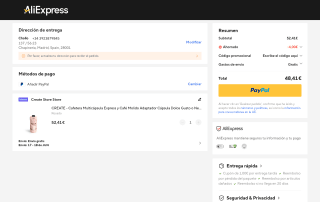 Create cafetera multicápsula express café molido por 48,41€