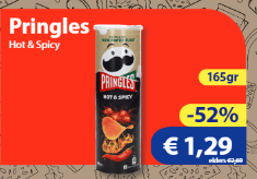 Pringles Hot en Spicy voor €1,29 bij Die Grenze