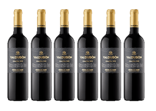 6 Botellas de Valdubón Crianza 2019 por 44€