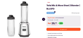 Tefal Mix&Move BL15FD - blender voor €29,95 bij iBOOD