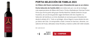 6 Botellas de Portia Selección de Familia 2023 por 39.5€