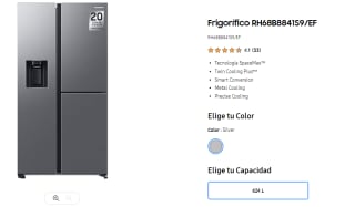 Samsung Frigorífico RH68B8841S9/EF americano por 1.049,50€
