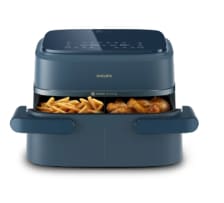 Friteuse sans huile/Airfryer Philips NA156/60 - 7,1L, 2 paniers, 2450W à 119,99€