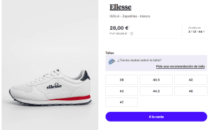 Zapatillas de Hombre Ellesse ISOLA por 28€
