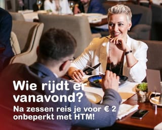 HTM avondkaart voor bus of tram in Den Haag voor €2