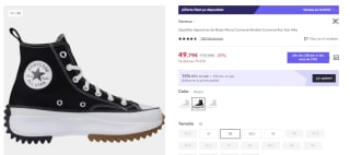 Botines Casual para Mujer Converse Run Star Hike por 34.85€