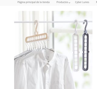 Colgador con agujeros para el armario por 1,91€