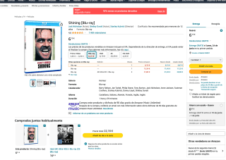El Resplandor Blu-ray a tan solo 6,15€