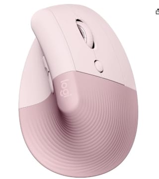 Ratón Ergonómico Vertical, Inalámbrico marca Logitech en color rosa por 45,99€