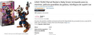 Lego Rocket en Baby Groot voor €34 bij Amazon