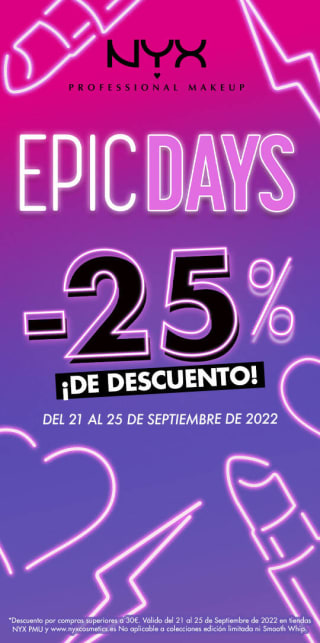 -25% descuento en compras +30€