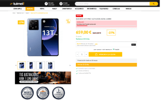 Móvil Xiaomi 13T Pro 12GB 512GB por 659€