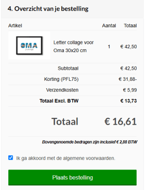 Gepersonaliseerde fotolijst vanaf €10,62 dmv code bij FotoCadeau