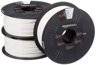 3kg Amazon Basics Filamento para impresora 3D, ácido poliláctico por 22,99€ color blanco
