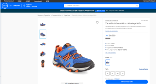 Zapatilla Urbana Bubble Gummers Velcro Himalaya para niño por $8.990