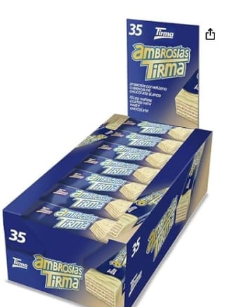 Tirma Ambrosía Cubierta de Chocolate blanco por 6,90€ (Ahorra 5 % en cada 4 o más)