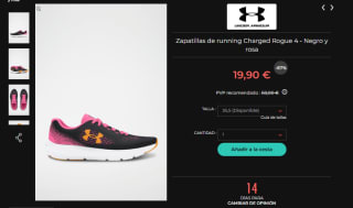 Rebajas hasta 80% Under Armour calzado y ropa precios de locura