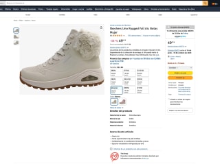 Botas Skechers Uno Rugged Fall Air Mujer por solo 49€