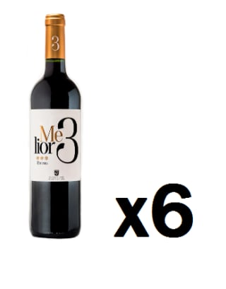 6 Botellas de Melior 3 2021 por 33.2€
