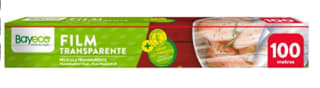 Papel fil transparente para alimentos marca Bayeco 100m. por 1,43€