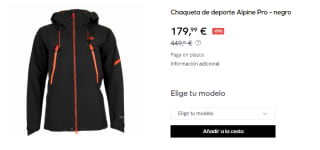 Chaqueta de Mujer Ternua Alpine Pro por 179.99€