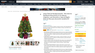 Árbol de Navidad Stargo 60 cm por 7,49€