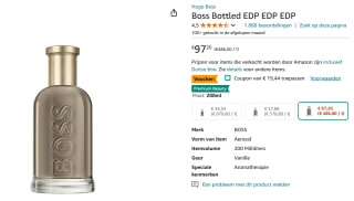 Boss Bottled EDP 200ml voor €77,76 bij Amazon DE
