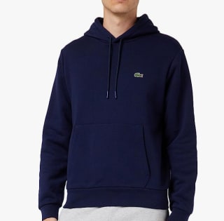 Lacoste hoodie in de kleur blauw voor €45 bij Amazon.nl