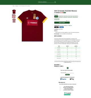 camiseta Umbro Tercera Schalke 2021-22 Mujer por 6,29€