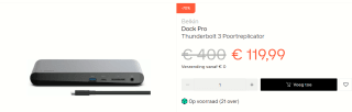 Belkin Thunderbolt 3 dock voor Mac en PC voor €119 bij Dustinhome