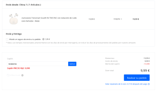 Auriculares Tronsmart Sounfii R4 TWS por solo 9,99€