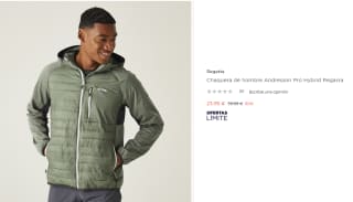 Chaqueta de hombre Andresson Pro Hybrid Regatta por 23.95€