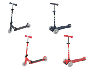 Playtive Step en 3-wiel step met LED wielen en frictierem voor €24,99 in de Lidl webshop