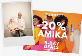 20% kassakorting op Amika bij 2 producten bij John Beerens