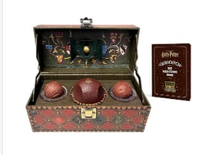 Harry Potter Set de Quidditch Coleccionable por $570.12 en Amazon