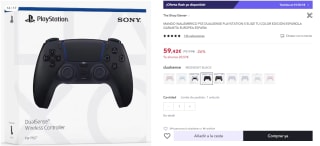 PlayStation - Mando Inalámbrico DualSense por 59,42€ (cuenta nueva por 47,42€)