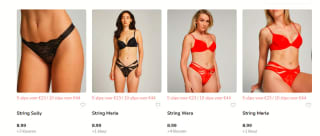 5 slips voor €23 of 10 slips voor €44 bij Hunkemöller