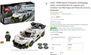 Set Legon núm 76900 Speed Champions Koenigsegg Jesko por 15,99€ (miravia 14c21€)